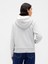 Kadın Açık Gri Gap Logo Fermuarlı Sweatshirt 4