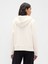 Kadın Krem Gap Logo Fermuarlı Sweatshirt 4