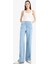 90's Wide Leg Yüksek Bel Düz Paça Uzun Jean Kar Yıkamalı Pantolon D9419AX25SM 3