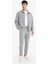 Tailored Regular Fit Beli Lastikli Pileli Cepli Kısa Paça Pantolon E9814AX25AU 3