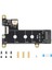 X1001 M.2 Nvme SSD Genişletme Kartı Için 5 Pcıe - M.2 Nvme SSD 2280 2242 2230 Adaptör (Yurt Dışından) 1