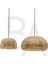Bal Kovanı Form Bambu Rattan Avize 3