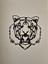 Yeni Bir Fierce Tiger Head P'nin Line Sanat Çizimi (Sadece Plastik Aparattır!!!) 3