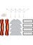 15PCS Xiaomi Mi Robot Vakum Paspası 2c STYTJ03ZHM Mijia Robot Vakum Süpürge Parçaları Ana Yan Fırça Filtre Mop Bez (Yurt Dışından) 5
