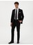 Erkek Siyah Slim Fit %100 Yün Takım Elbise 50313966-VR046 4