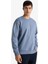 Relax Fit Bisiklet Yaka Kalın İçi Yumuşak Tüylü Basic Düz Sweatshirt T5139AZ25AU 3