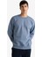Relax Fit Bisiklet Yaka Kalın İçi Yumuşak Tüylü Basic Düz Sweatshirt T5139AZ25AU 4