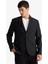 Slim Fit Dar Kesim Twill Düğmeli Blazer Ceket F7232AX25AU 3