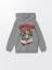Lcw Kids Gri Kapüşonlu Baskılı Erkek Çocuk Sweatshirt 1