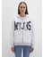Kadın Açık Gri M1S10421-80196 Fermuarlı Sweatshirt 2