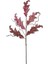 Yapay Taşlı Kadife Yaprak Dal Pembe 70 cm 1