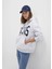 Kadın Açık Gri M1S10421-80196 Fermuarlı Sweatshirt 1