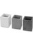 Beton Kalemlik 3’lü Set | Modern Dekoratif Organizer, Vazo, Saksı, Diş Fırçalık 7