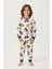 Araba Desenli Erkek Çocuk Pijama Takımı - Pamuklu Interlok Kumaş 1