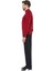 7055 Erkek Uzun Kollu Dik Yaka Eşofman Takımı-Bordo 2