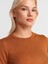 10779 Bisiklet Yaka Kısa Kol Basic Triko Bluz-Karamel 3