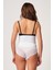 BEYAZ MI Emay 2945 Tül Karyokalı Slip Lazer Korse 3