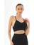 Siyah Mı Emay 3921 Soft Seamless Ripli Tayt Yoga Takımı 3