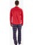 Erkek Pijama Takımı 40859 - Kırmızı 5