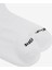 6'lı Unisex Yarım Taban Destekli Quarter Crew Çorap Unisex Beyaz Çorap S118214-100 3