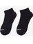 3'lü Unisex Quarter Crew Çorap Unisex Siyah S601101-001 1