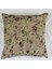 Çiçek Desenli Yastık Kılıfı Çift Taraflı Goblen Kumaş Kapalı Fermuarlı Kırlent 4'lü 40X40 3