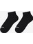 6'lı Unisex Yarım Taban Destekli Quarter Crew Çorap Unisex Siyah Çorap S118214-001 1