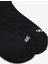 6'lı Unisex Yarım Taban Destekli Quarter Crew Çorap Unisex Siyah Çorap S118214-001 3