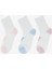 6'lı Kadın Yarım Taban Destekli Crew Çorap Kadın Beyaz S600318-127 1