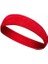 Kırmızı Havlu Kafa Bandı Kadın Spor Kullanımı 2