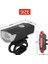 Şarjlı ve 4 Modlu Bisiklet Ön LED Far ve Arka Stop 2'li Set 2