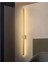 Modern Dekoratif Kılıç Led Duvar Aplik 70 Cm Siyah Texture Boyalı Dolgulu Profil Aplik 2