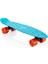 TR-102 Mavi Gövdeli, Turuncu Tekerlekli Unisex Çocuk Kaykayı 6