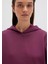 Kapüşonlu Bordo Basic Sweatshirt 167299-70670 5