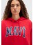 Mavi Logo Baskılı Kapüşonlu Kırmızı Sweatshirt 1600361-82054 6