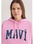 Mavi Logo Baskılı Kapüşonlu Pembe Sweatshirt 1600361-71038 6