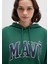 Mavi Logo Baskılı Kapüşonlu Yeşil Sweatshirt 1600361-71892 6