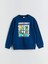 Lcw Kids Petrol Bisiklet Yaka Minecraft Baskılı Erkek Çocuk Sweatshirt 3
