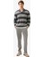 Erkek Polo Yaka Sweatshirt 40834 - Gri 5