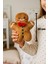 Kurabiye Adam Peluş Yastık, Uyku Arkadaşı Peluş, Yılbaşı Tay Tüyü Kumaş Kurabiye Adam 20 cm 2