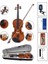 4/4 Keman Seti (Keman-Kutu-Yay-Reçine-Nota Sehpa-Akort Cihazı-Keman Yastığı-Metot) 1