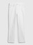 Kadın Beyaz High Rise Vintage Slim Jean Pantolon 5