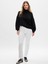 Kadın Beyaz High Rise Vintage Slim Jean Pantolon 1