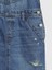 Kız Çocuk Mavi Denim Salopet 2