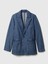 Kadın Mavi Denim Blazer 2