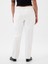 Kadın Beyaz High Rise Cheeky Straight Jean Pantolon 4