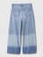 Kız Çocuk Açık Mavi High Rise Stride Wide-Leg Ankle Jean Pantolon 2