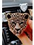 Leopar Desenli Araç Kokusu, Gold Renk Klipsli Tasarım 1