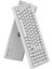 HK210 Membrane Rainbow Type C Kablolu Beyaz Full Türkçe Gaming Klavye 8