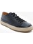 Erkek Siyah Hakiki Deri Sneaker Ayakkabı 5Y1SA18483 2